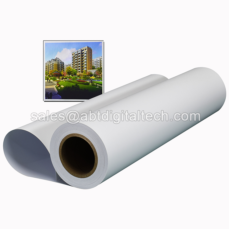 纯进口微胶囊胶多次可移弱溶剂亚光白画布C4 Repositionable Eco-solvent Matte Satin Cloth C4