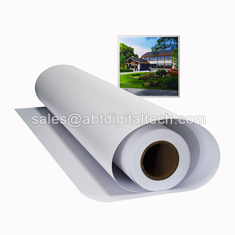 多次可移弱溶剂亚光RC布 Repositionable Eco-solvent Matte RC Fabric