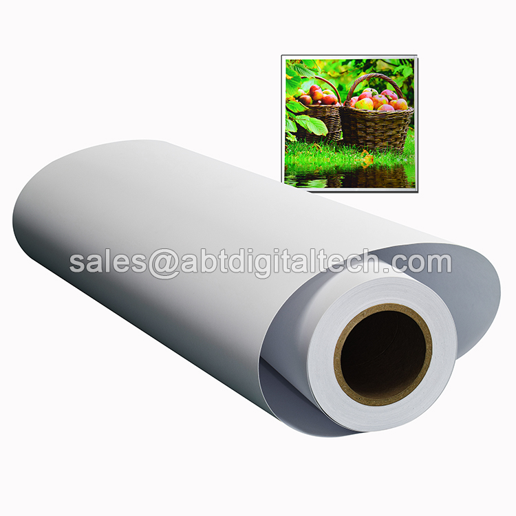 混合胶多次可移弱溶剂亚光白画布C4 Removable Eco-solvent Matte Satin Cloth C4